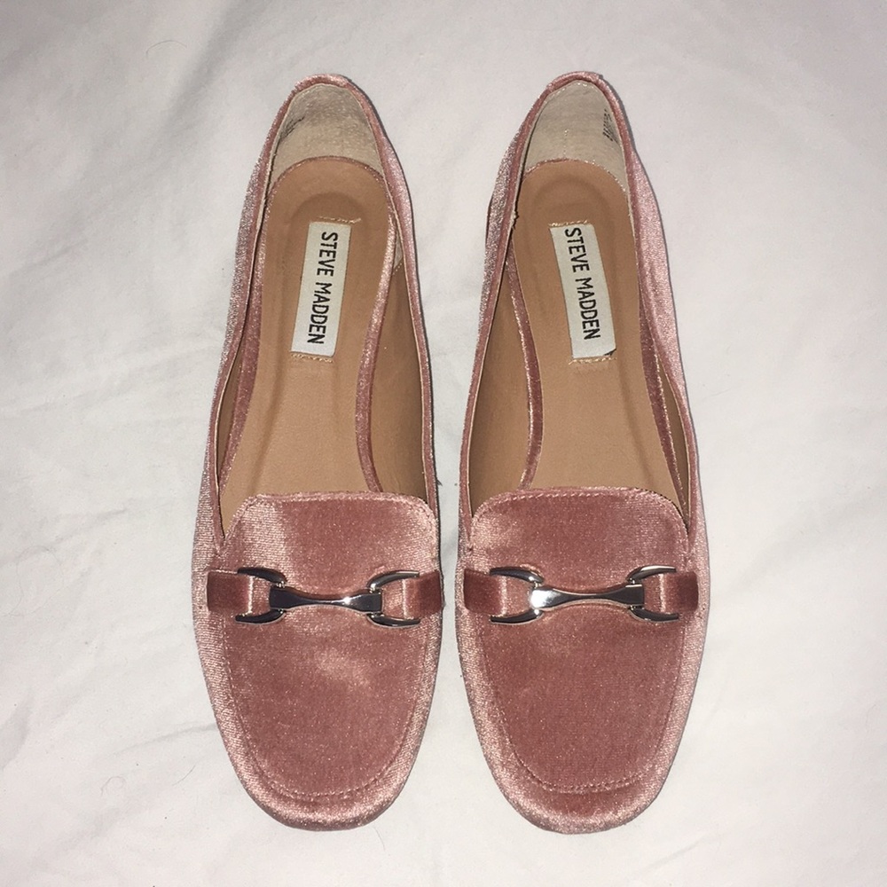 Pink Satin Flats